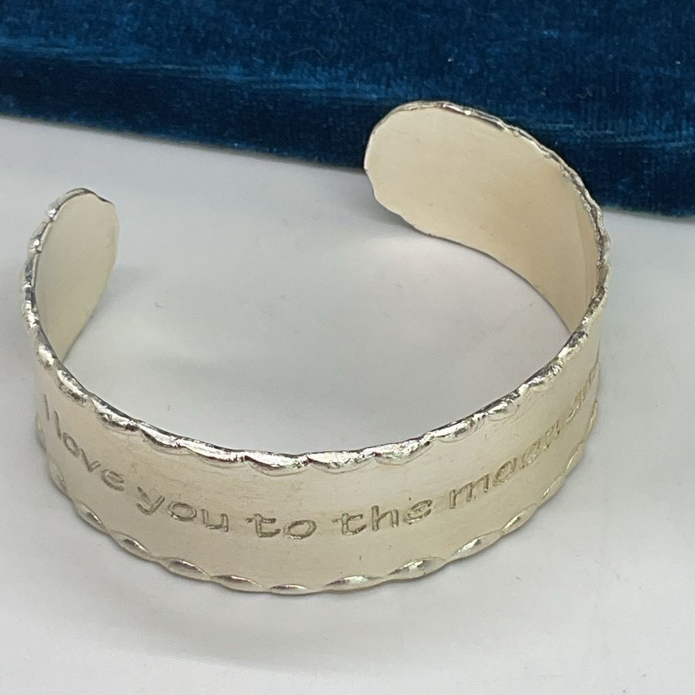 Rustic Cuff Engraved Cuff Bracelet